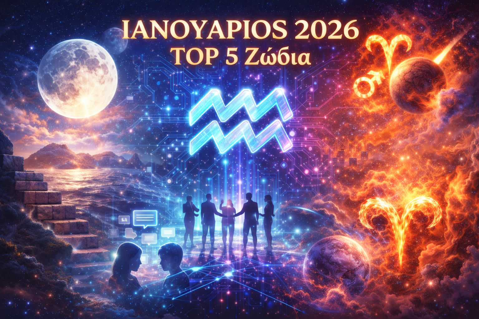 Top 5 Ζώδια που Ευνοούνται τον Ιανουάριο του 2026